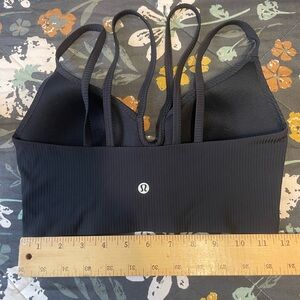 lululemon athletica Black Strappy Sports Bra